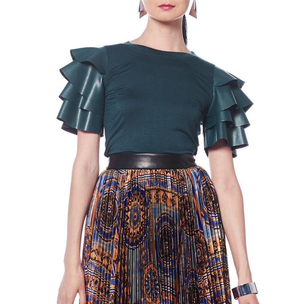 Peplum Sleeve Top